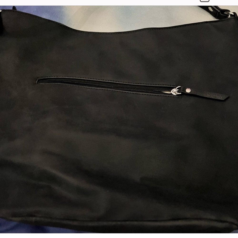ROOTS Genuine Leather Florence Hobo Bucket Purse/Bag-Black-NWOT 🖤 - Picture 10 of 14